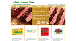 Desktop Screenshot of ebelsgeneralstore.com