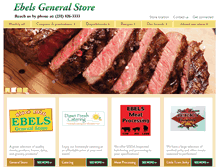 Tablet Screenshot of ebelsgeneralstore.com